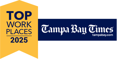 FrankCrum recognized as a 2025 Top Workplace by Tampa Bay Times for excellence in HR and employee experience